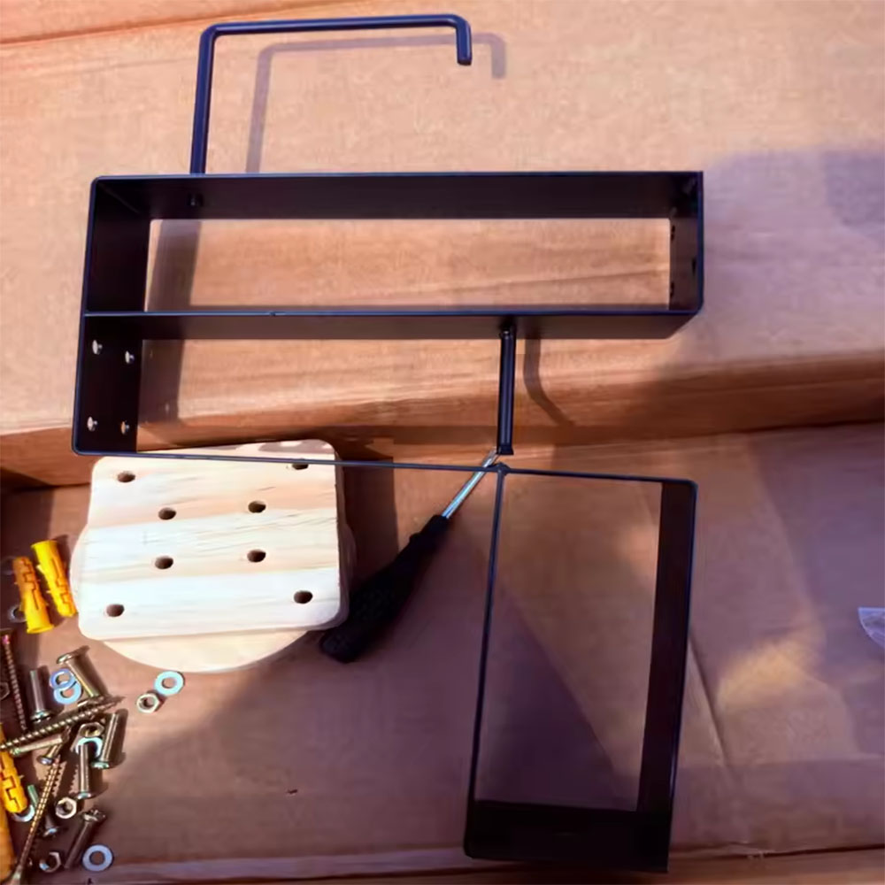 Wood Motorcycle Helmet Holder  - Motorcycle Gear Wall Mount recensione e prezzo