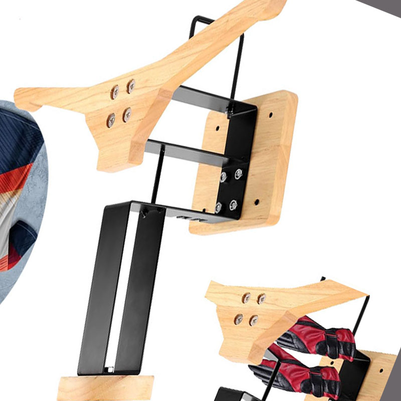 Wood Motorcycle Helmet Holder  - Motorcycle Gear Wall Mount recensione e prezzo