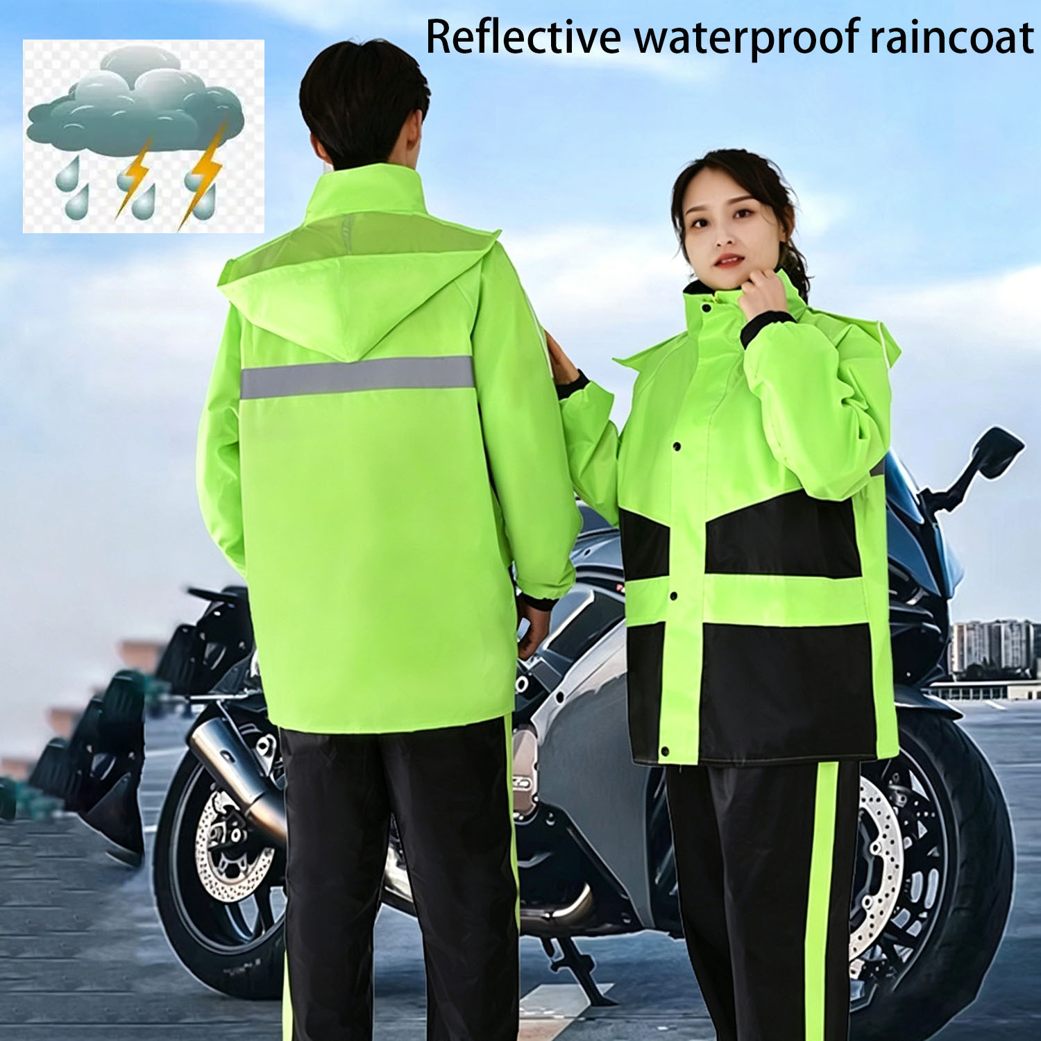 Motorcycle Raincoat Suits Men  - Motorcycle Rain Suit recensione e prezzo