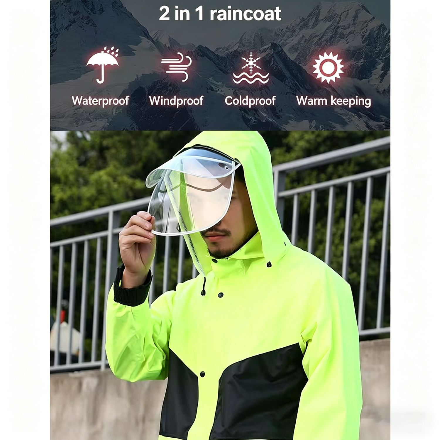 Motorcycle Raincoat Suits Men  - Motorcycle Rain Suit recensione e prezzo