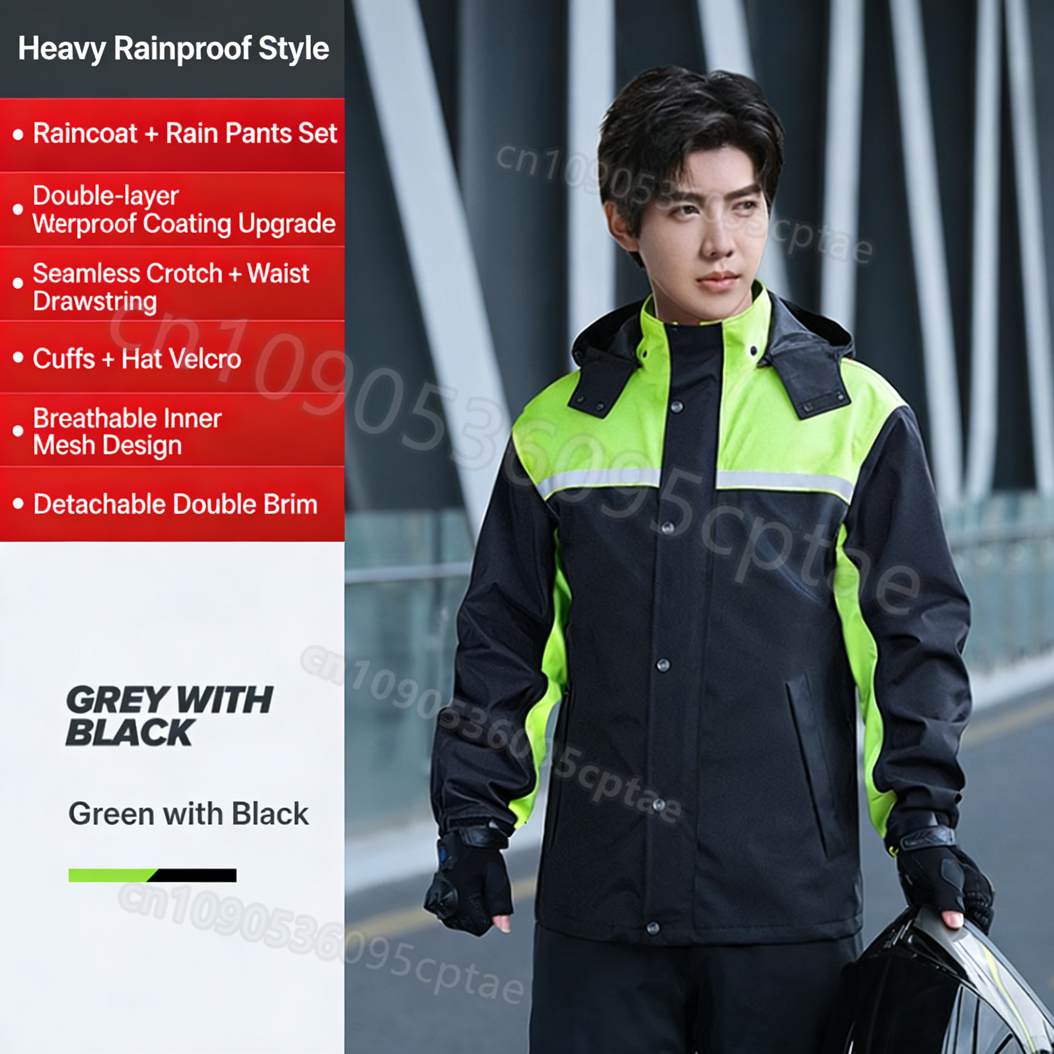 Raincoat  Rain Pants Suit Men' - Motorcycle Rain Suit recensione e prezzo