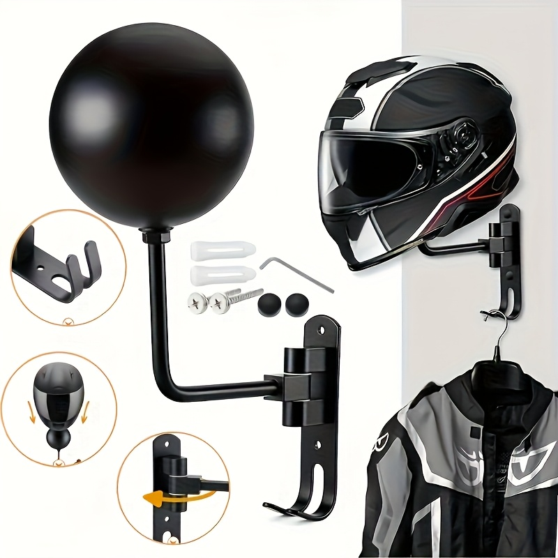 Motorcycle Helmet Holder Swive - Motorcycle Gear Wall Mount recensione e prezzo