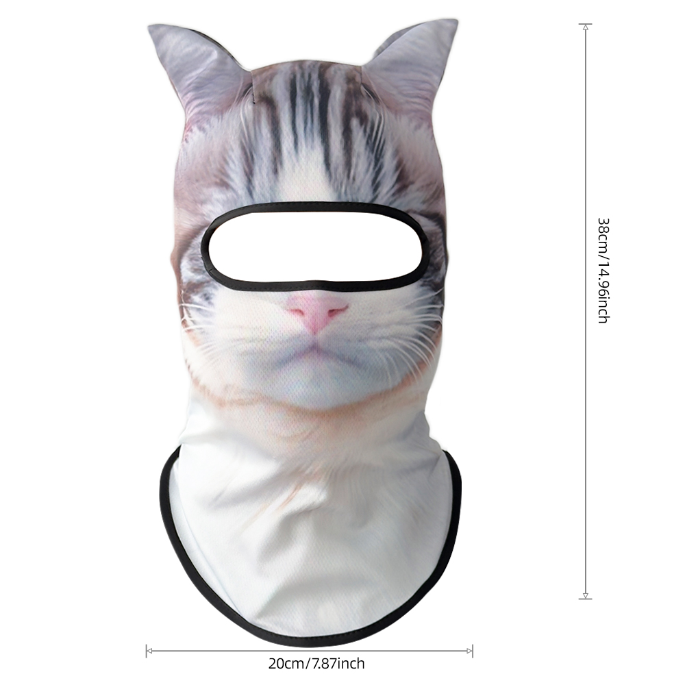 3D Animal Face Mask Motorcycle - Motorcycle Gear Dogs recensione e prezzo