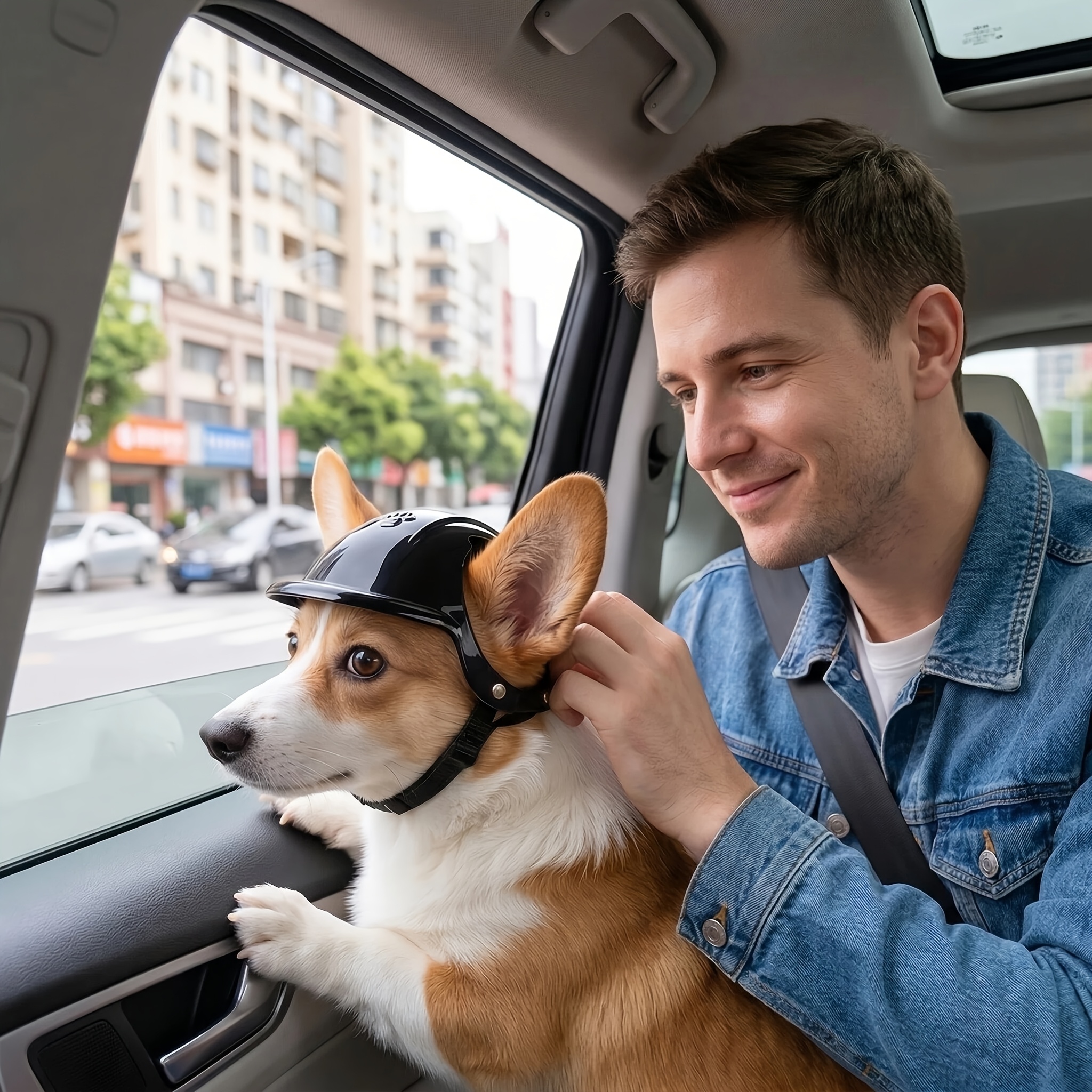Pet Head Ears Helmet Hat, Moto - Motorcycle Gear Dogs recensione e prezzo