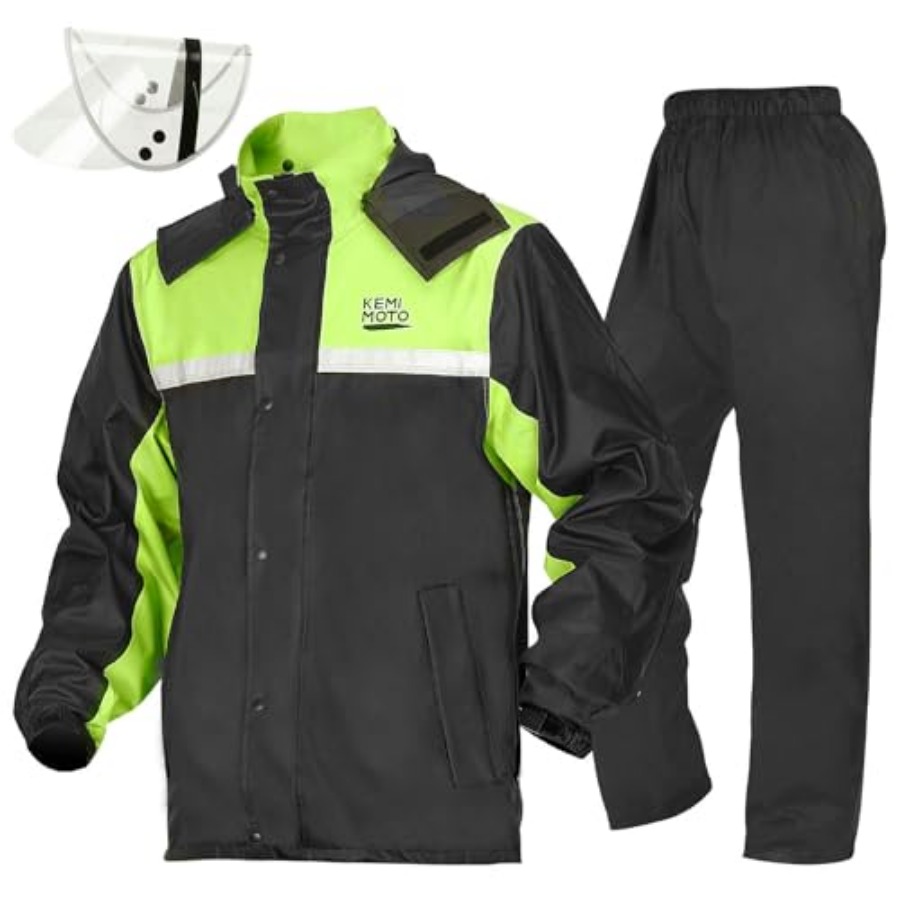 Rain Suit for Men, Motorcycle  - Motorcycle Rain Suit recensione e prezzo