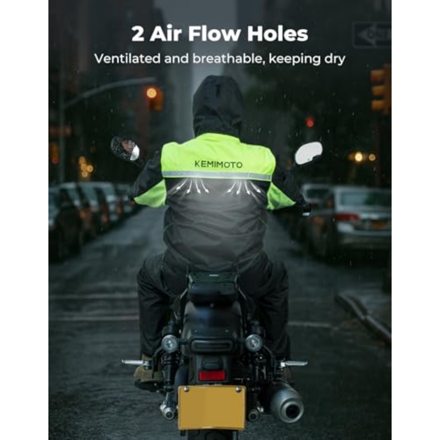 Rain Suit for Men, Motorcycle  - Motorcycle Rain Suit recensione e prezzo