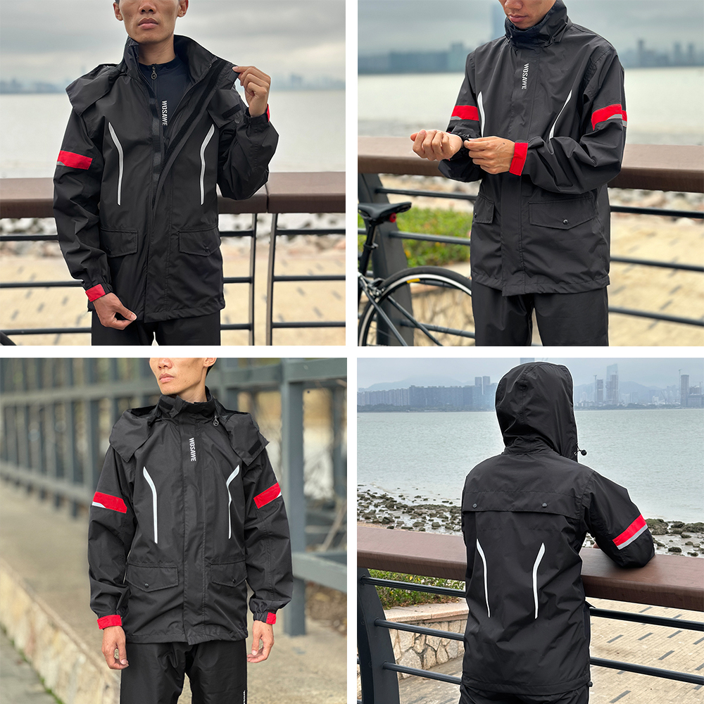 WOSAWE Motorcycle Raincoat Men - Motorcycle Rain Suit recensione e prezzo