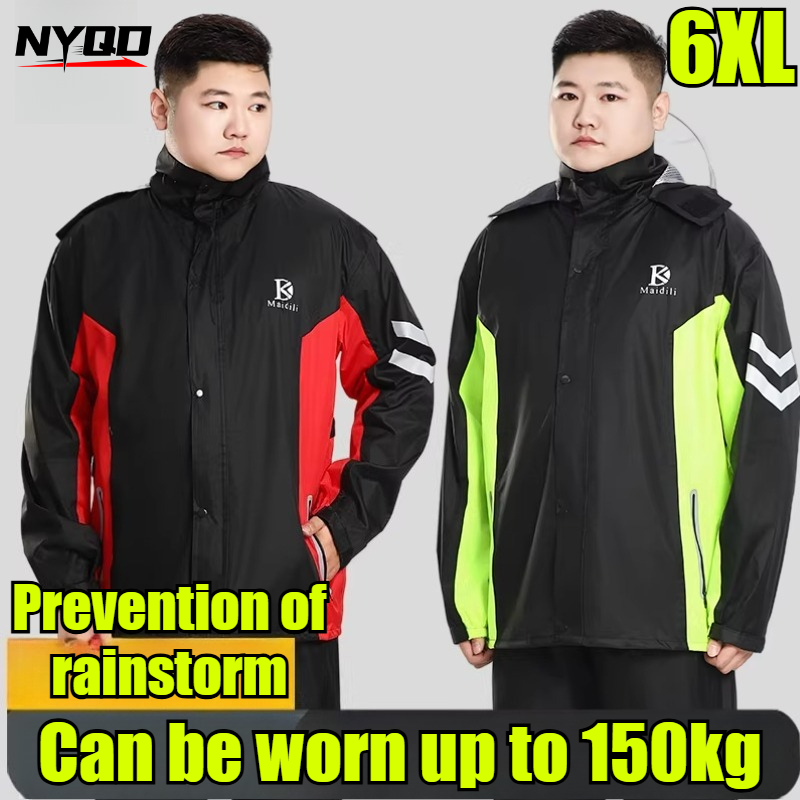 Unisex 6XL Motorcycle Raincoat - Motorcycle Rain Suit recensione e prezzo