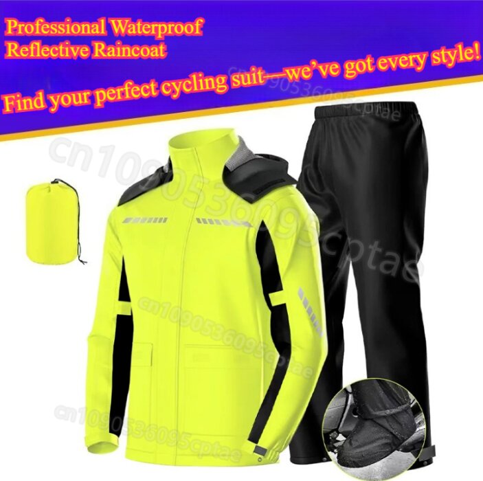 Waterproof Split Motorcycle Ra - Motorcycle Rain Suit recensione e prezzo