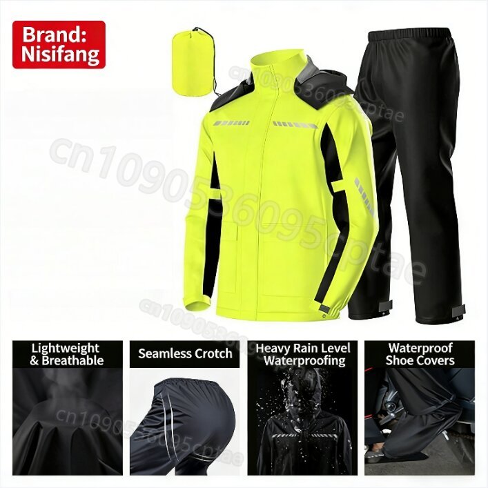 Waterproof Split Motorcycle Ra - Motorcycle Rain Suit recensione e prezzo