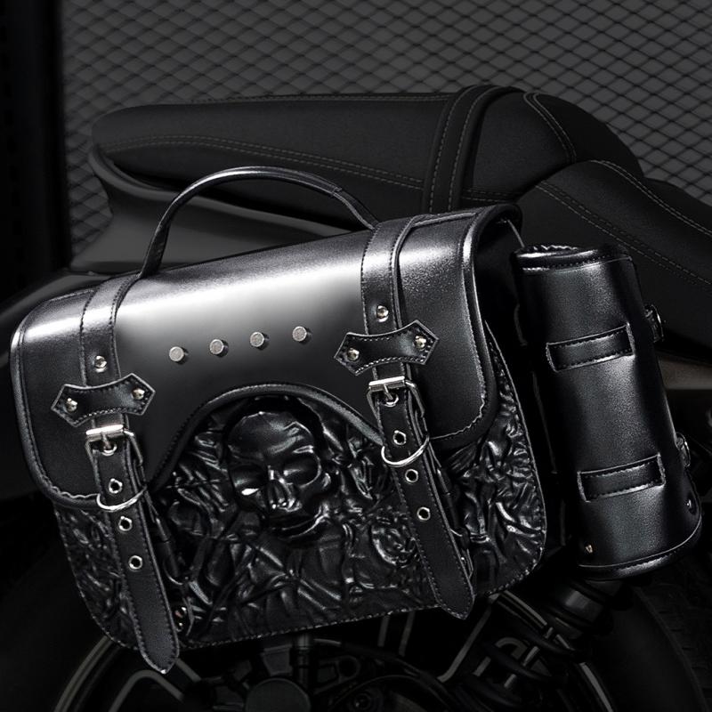 1pc Skull Motorcycle Side Bag  - Motorcycle Gear Essentials recensione e prezzo