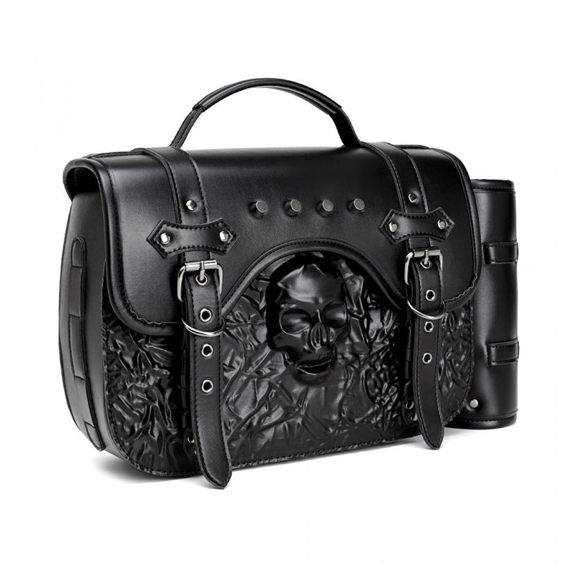 1pc Skull Motorcycle Side Bag  - Motorcycle Gear Essentials recensione e prezzo