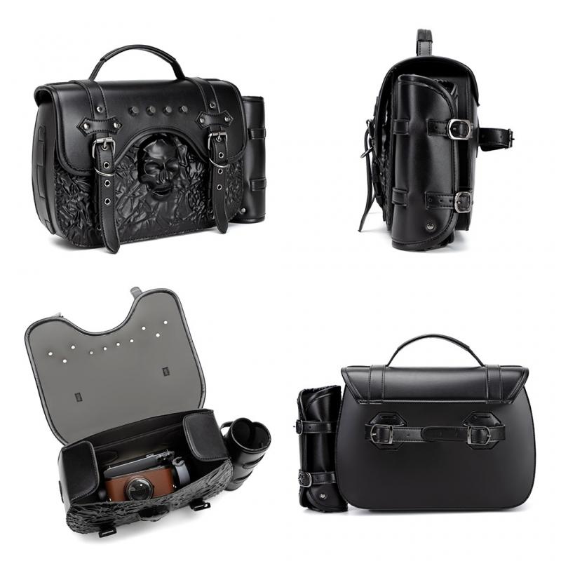 1pc Skull Motorcycle Side Bag  - Motorcycle Gear Essentials recensione e prezzo