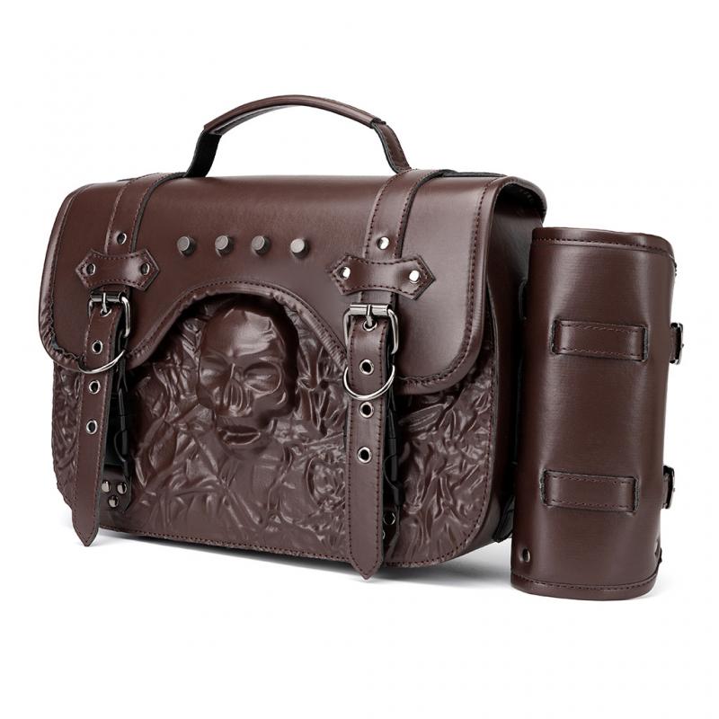 1pc Skull Motorcycle Side Bag  - Motorcycle Gear Essentials recensione e prezzo