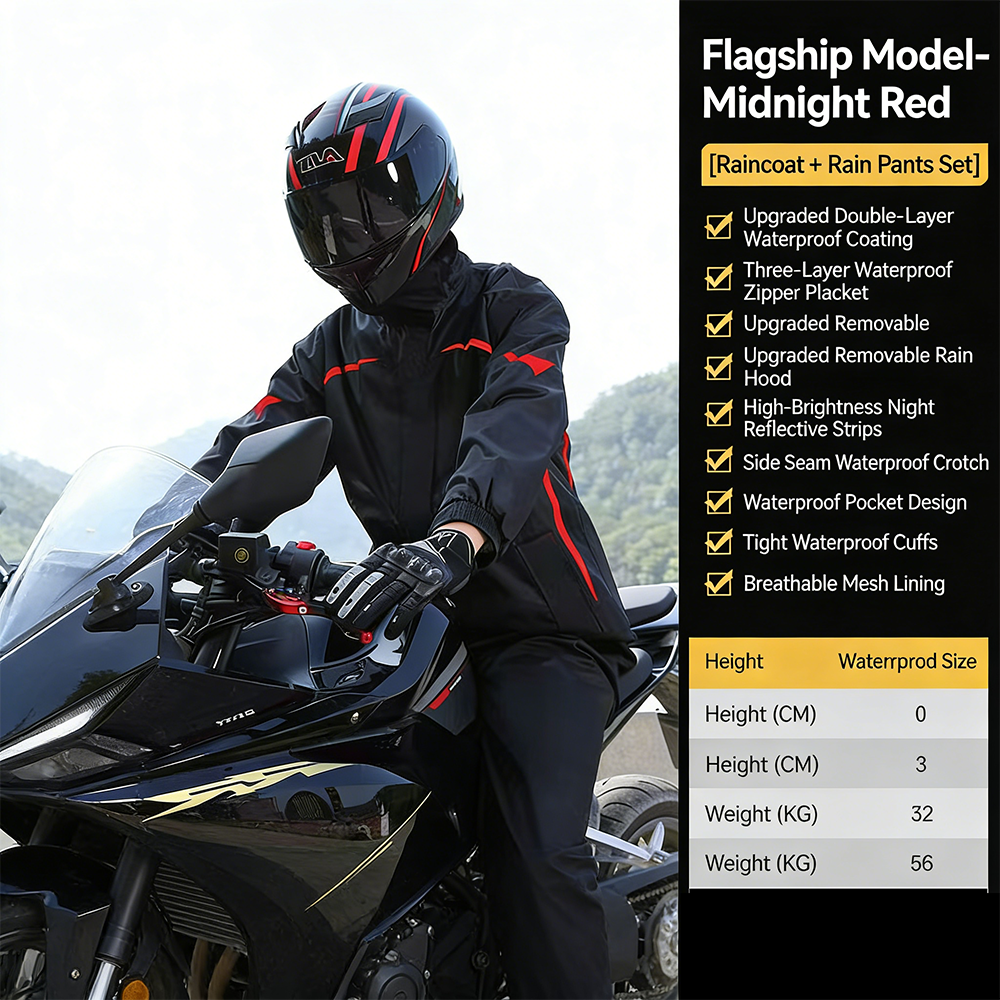 Motorcycle Rain Suit Men Women - Motorcycle Rain Suit recensione e prezzo
